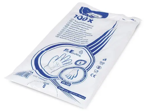 Rukavice PE jednorázové 100 ks