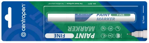 Značkovač lakový 9211 bílý stopa 0,7 mm