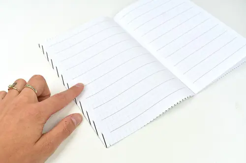 Sešit 511 bezdřevý formát A5 10 listů linkovaný s lenochem