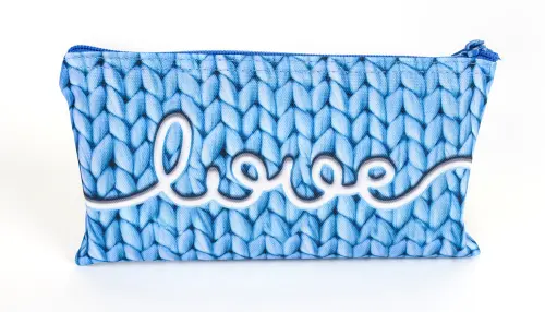 Penál etue Love 1 modrý