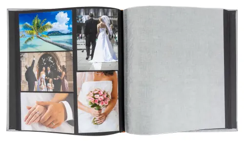 Fotoalbum DBCL-30W(B) Love silver PL