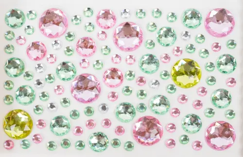 Kamínky samolepicí 04 krystalky 10 ks