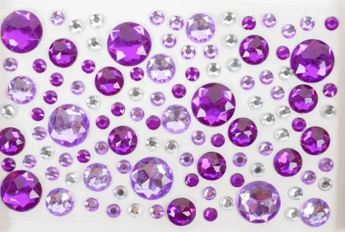 Kamínky samolepicí 04 krystalky 10 ks