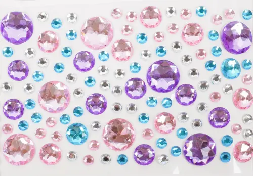 Kamínky samolepicí 04 krystalky 10 ks