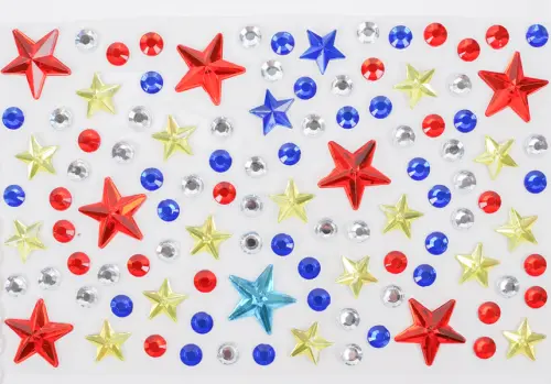 Kamínky samolepicí 05 hvězdy 10 ks