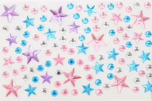 Kamínky samolepicí 05 hvězdy 10 ks