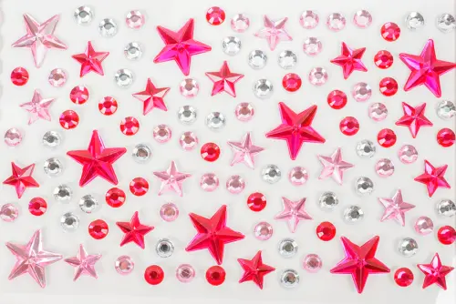 Kamínky samolepicí 05 hvězdy 10 ks