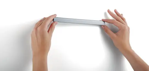 Klip magnetický 210 mm Durafix stříbrný 5 ks