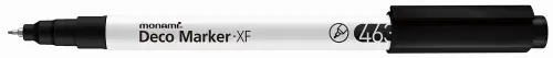 Popisovač nestíratelný Monami Deco 0,7 mm černý