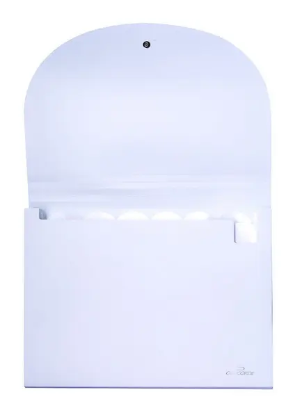 Organizér na dokumenty A4 Concorde s gumou 7 kapes bílý