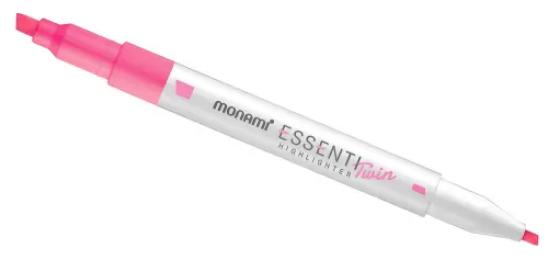 Zvýrazňovače Essenti oboustranné sada Bright Sunshine 4 ks