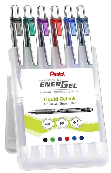 Pero gelové EnerGel BL77 sada 6ks