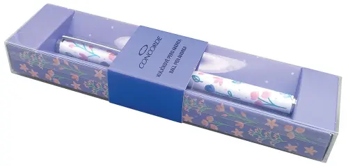 Pero kuličkové Andrea v krabičce bílé s květinami