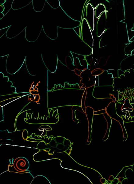 Obrázek škrabací Mark 9 ks 03 safari