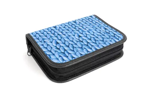 Penál se 2 klopami Love 1 modrý