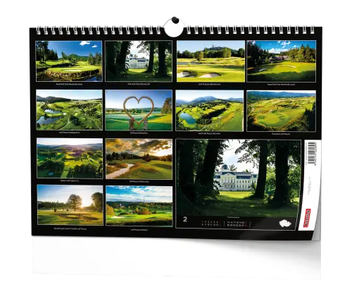 Kalendář nástěnný Golf