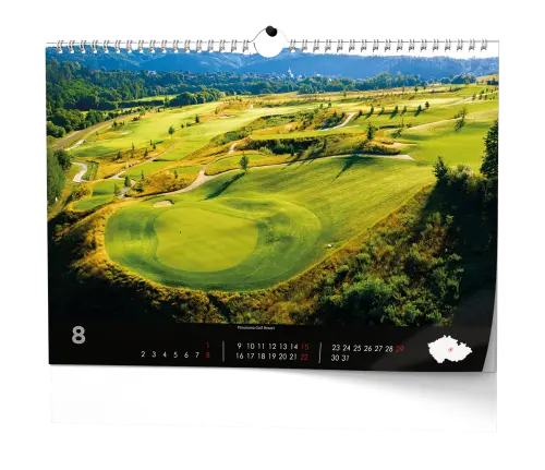 Kalendář nástěnný Golf