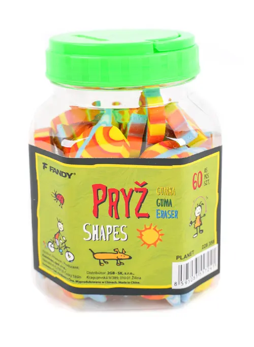 Pryž Shapes 60 ks 04 planeta