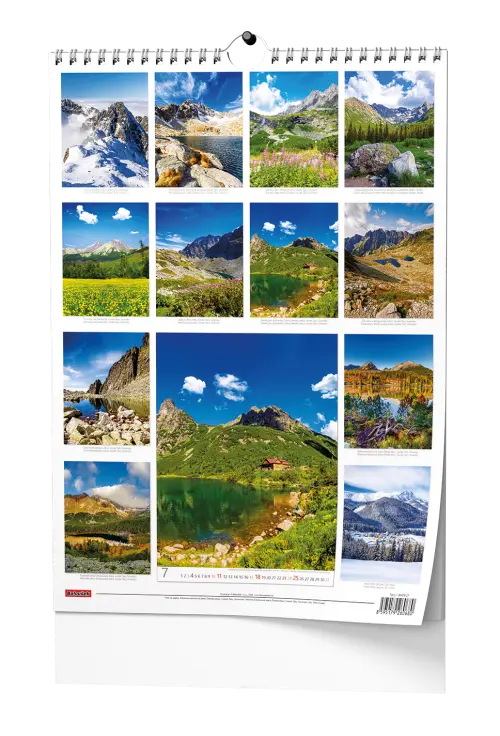 Kalendář nástěnný Tatry - A3