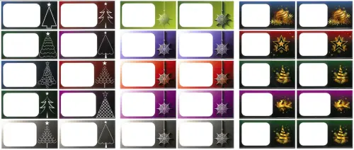 Jmenovky na dárky XMAJ-001