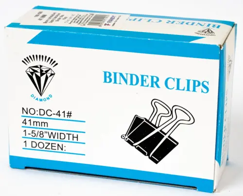 Spony pořadačové 41 mm 12 ks